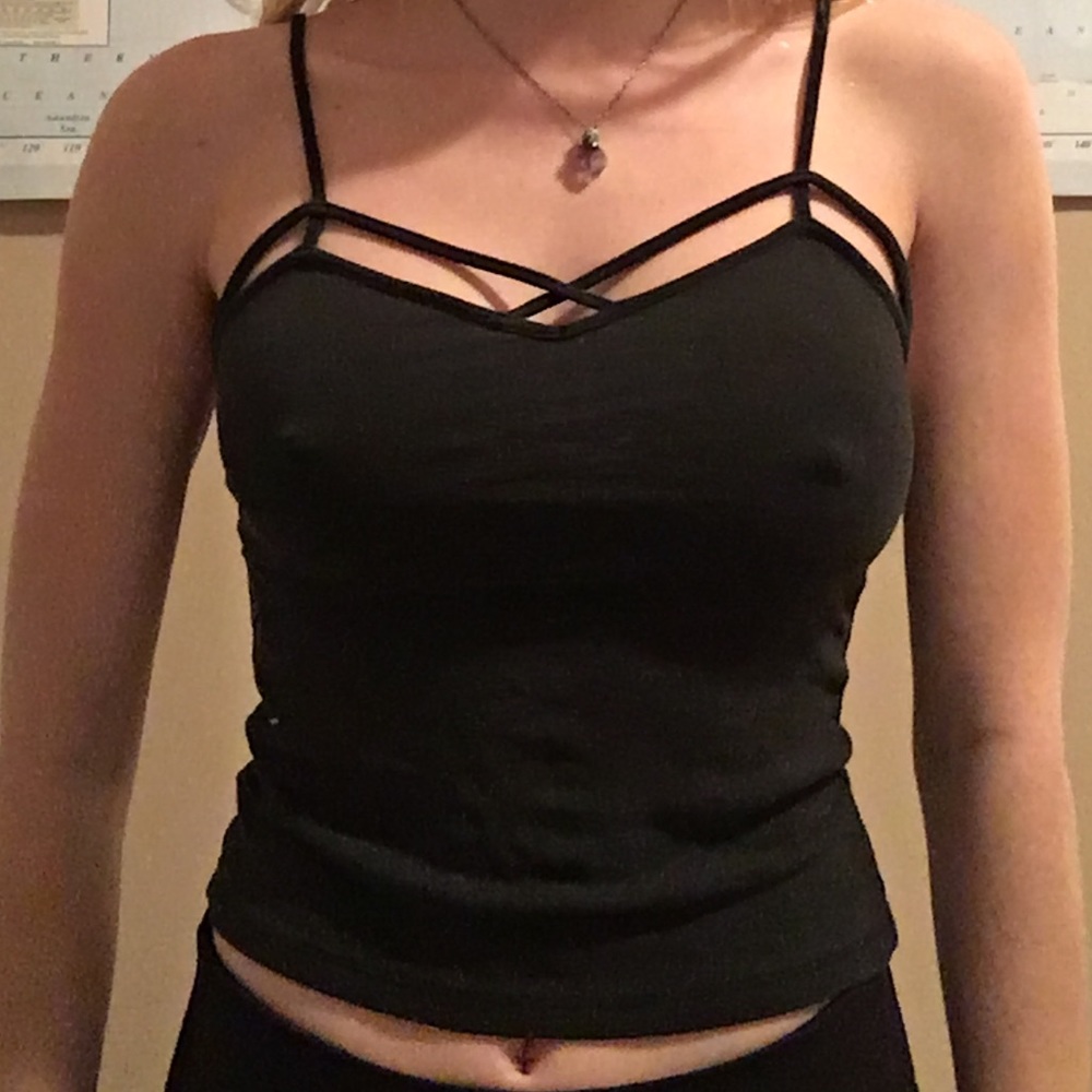 Brandy Melville black tank top